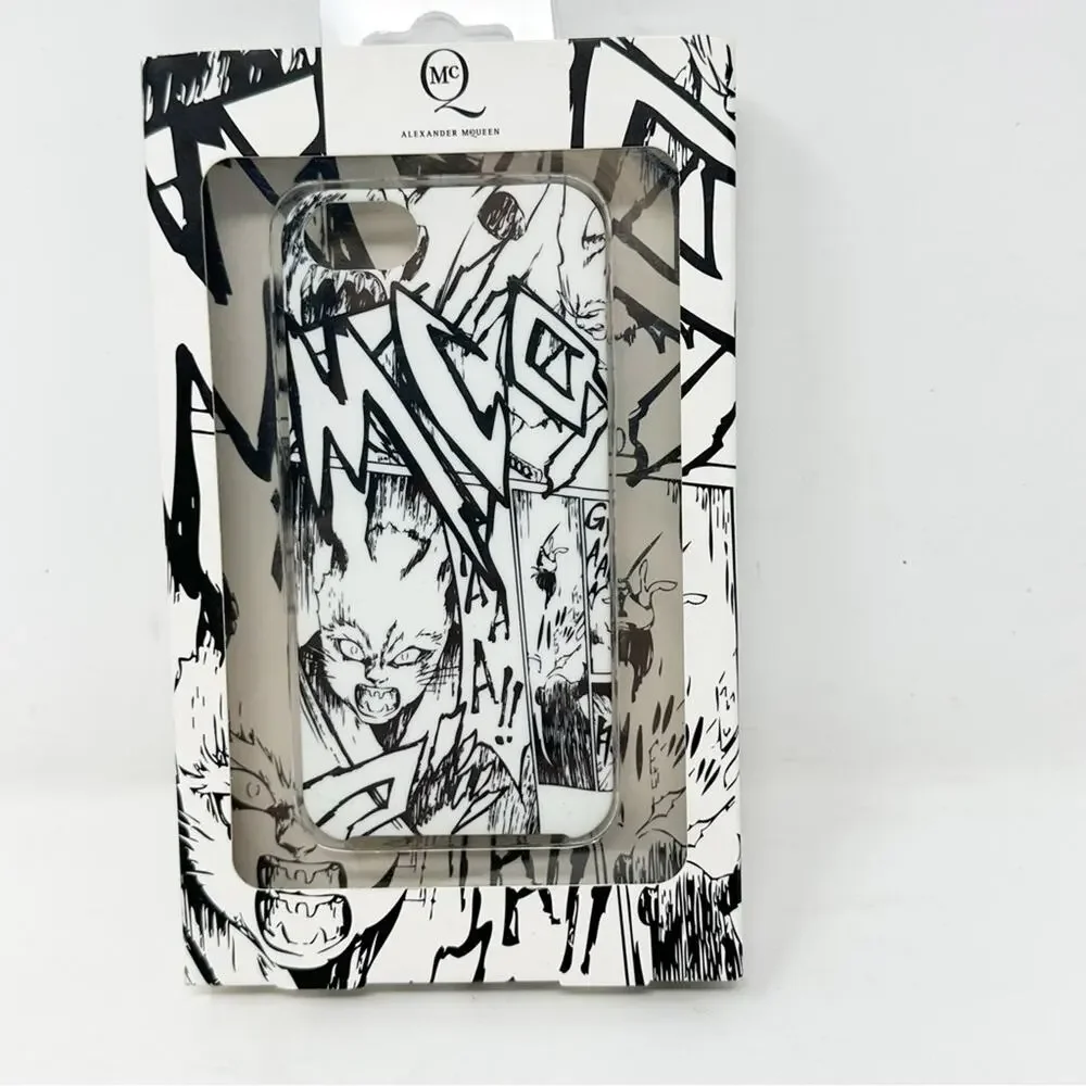 ALEXANDER MCQUEEN Manga Print iPhone 5/5s Hard Case NWT